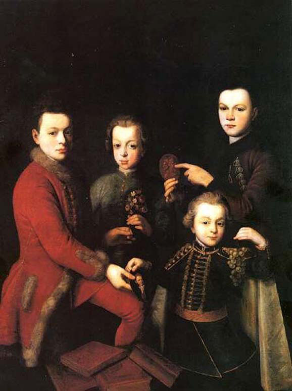 Four Hungarian Children 